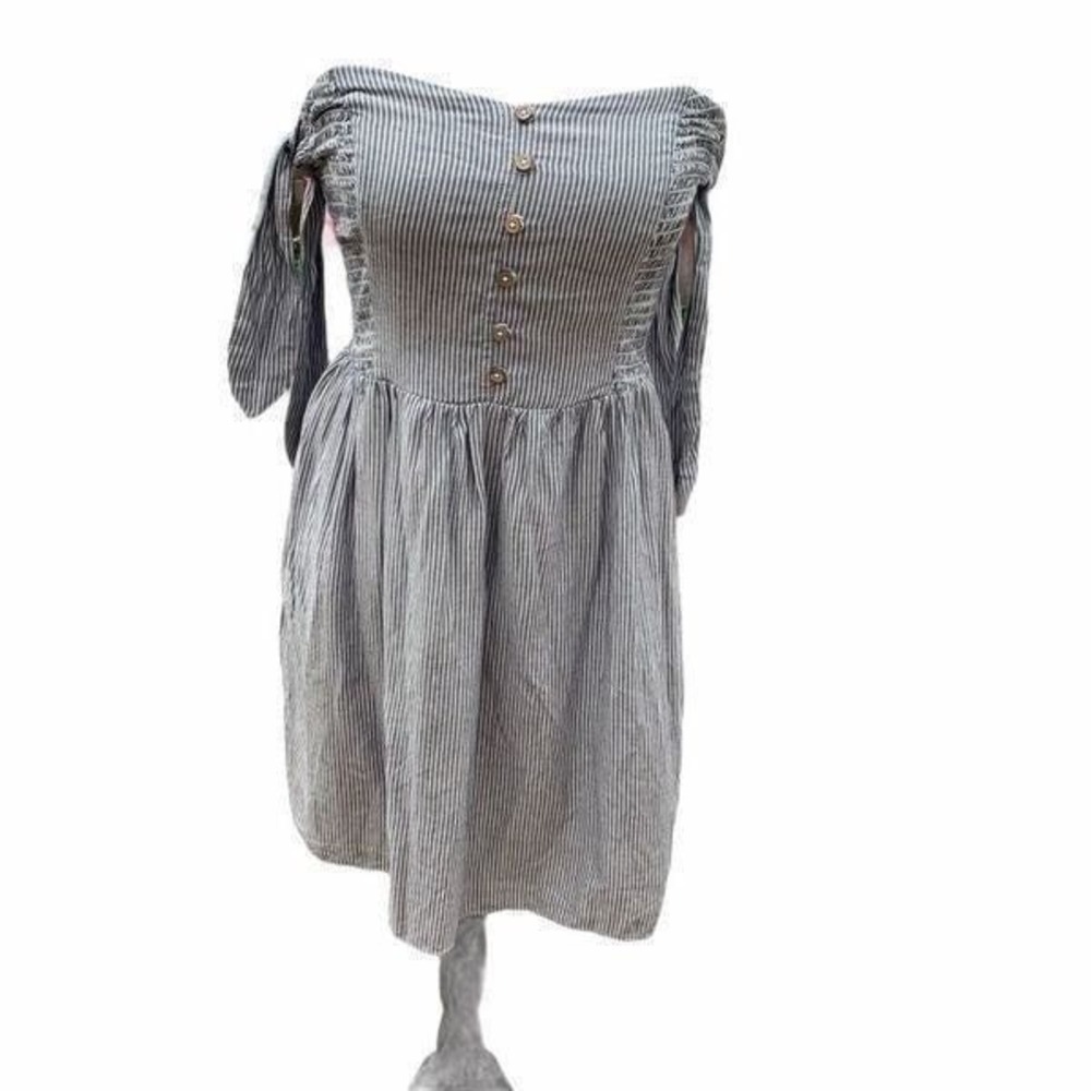 American Eagle Outfitters‎ Striped Sleeveless Striped Stretchy Dress NWT